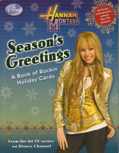 Hannah montana season's greetings a book of rokin' holiday cards