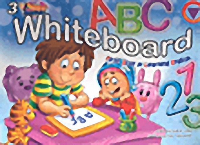 ABC Whiteboard, first step in learning enghish