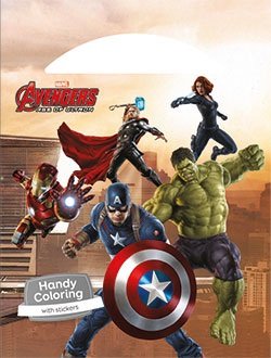 Avengers Age Of Ultron : Handy Coloring with stickers