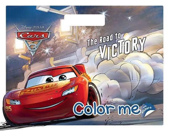 Cars 3 : The Road to Victory - Color me with Stickers