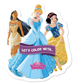 Disney Princess : Let's Color With…