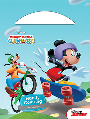 Mickey Mouse Clubhouse : Handy Coloring with stickers