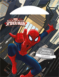 Ultimate Spider-Man : Handy Coloring with stickers
