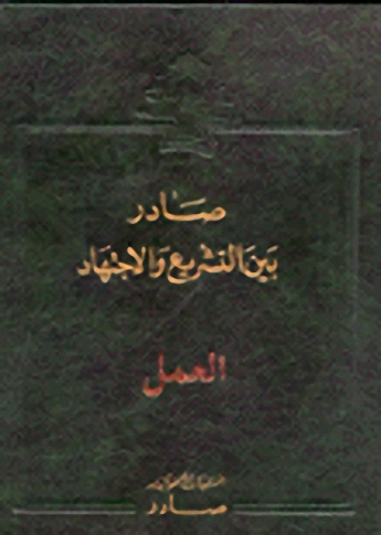 صادر بين التشريع والاجتهاد : العمل